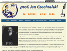 Tablet Screenshot of janczochralski.com